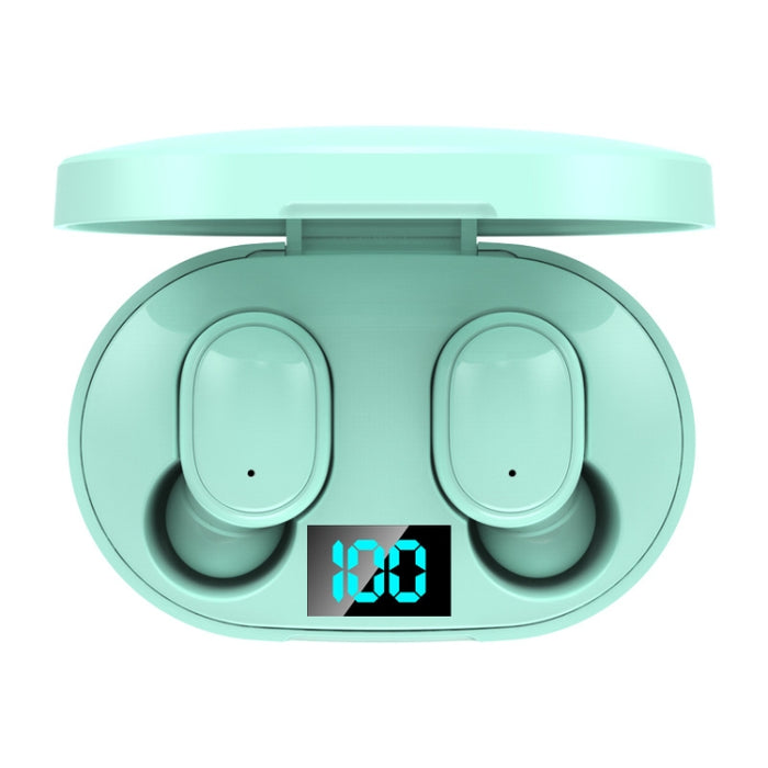 Auricular Bluetooth inalámbrico TWS con pantalla LED E6S, E6S (White), E6S (Pink), E6S (Blue), E6S (Green)
