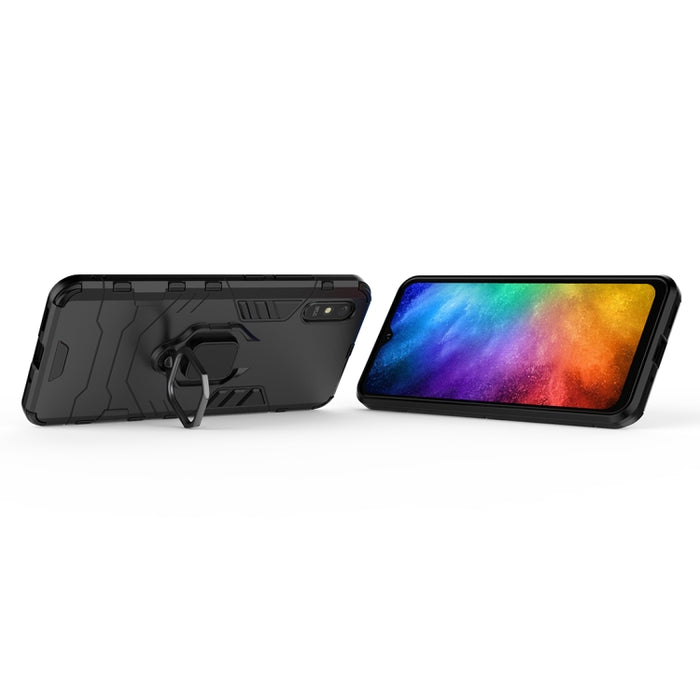 Funda protectora anticaída de PC + TPU con soporte de anillo magnético, For Xiaomi Redmi 9A, For Xiaomi Redmi 9C, For Huawei Enjoy 20, For Huawei Maimang 9, For OPPO Realme C11