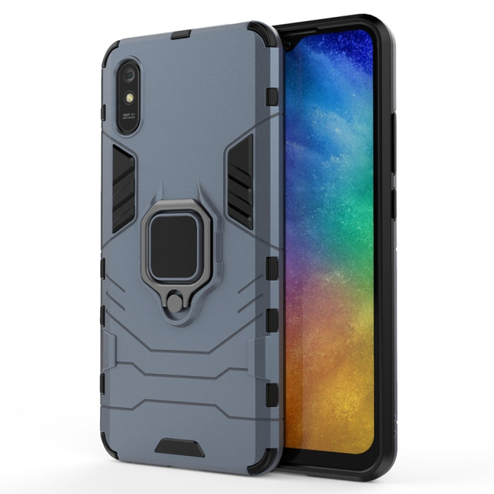 Funda protectora anticaída de PC + TPU con soporte de anillo magnético, For Xiaomi Redmi 9A, For Xiaomi Redmi 9C, For Huawei Enjoy 20, For Huawei Maimang 9, For OPPO Realme C11