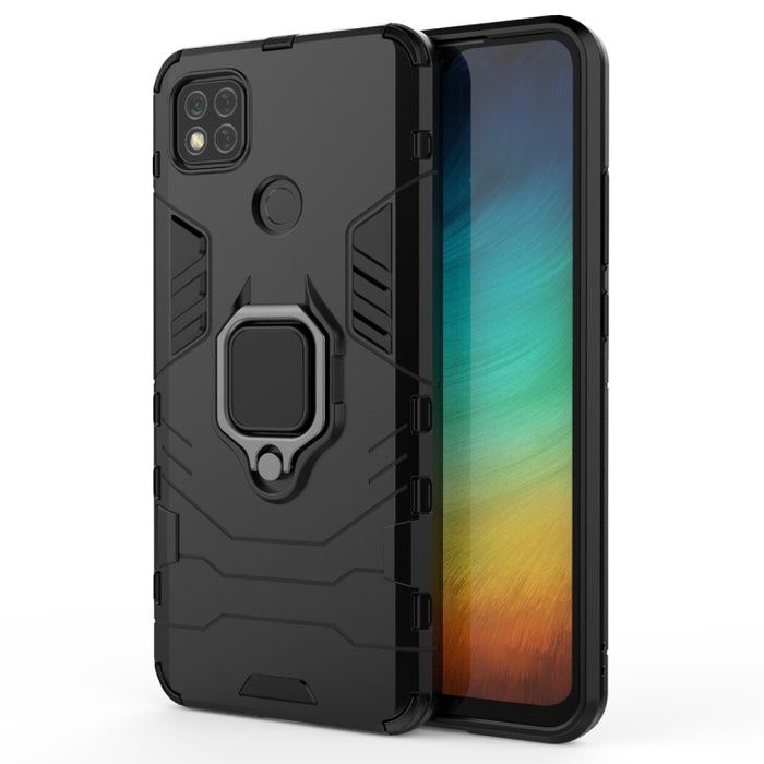 Funda protectora anticaída de PC + TPU con soporte de anillo magnético, For Xiaomi Redmi 9A, For Xiaomi Redmi 9C, For Huawei Enjoy 20, For Huawei Maimang 9, For OPPO Realme C11