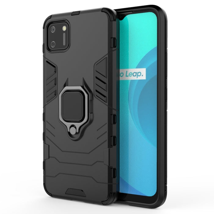 Funda protectora anticaída de PC + TPU con soporte de anillo magnético, For Xiaomi Redmi 9A, For Xiaomi Redmi 9C, For Huawei Enjoy 20, For Huawei Maimang 9, For OPPO Realme C11