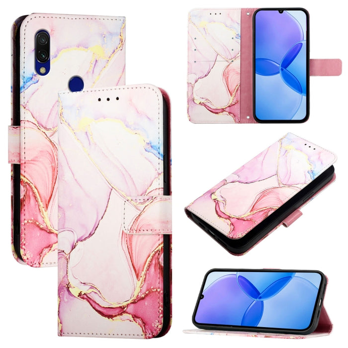 PT003 Funda de teléfono de cuero con tapa y patrón de mármol, For Xiaomi Poco X3 GT, For Xiaomi Mi 11 Ultra, For Xiaomi Mi 11 Pro, For Xiaomi Mi 11, For Xiaomi Redmi 10X 4G, For Xiaomi Redmi Note 9 4G Global, For Xiaomi Mi 10T / 10T Pro 5G / Redmi K30S...