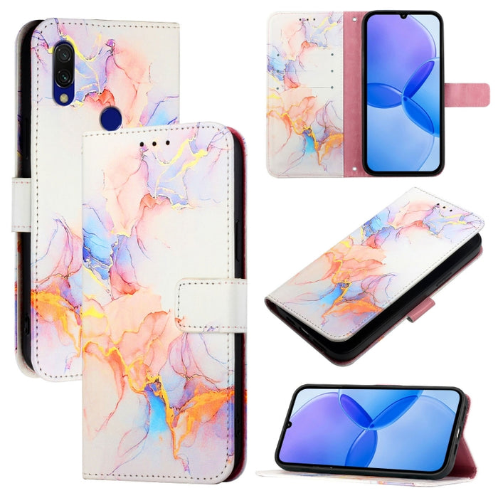 PT003 Funda de teléfono de cuero con tapa y patrón de mármol, For Xiaomi Poco X3 GT, For Xiaomi Mi 11 Ultra, For Xiaomi Mi 11 Pro, For Xiaomi Mi 11, For Xiaomi Redmi 10X 4G, For Xiaomi Redmi Note 9 4G Global, For Xiaomi Mi 10T / 10T Pro 5G / Redmi K30S...