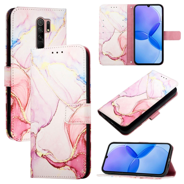 PT003 Funda de teléfono de cuero con tapa y patrón de mármol, For Xiaomi Poco F6, For Xiaomi Poco X6 Neo 5G Global, For Xiaomi 14 Ultra, For Xiaomi 14 Pro, For Xiaomi 14, For Xiaomi Redmi Note 12R / Poco M6 Pro 5G                                       ...