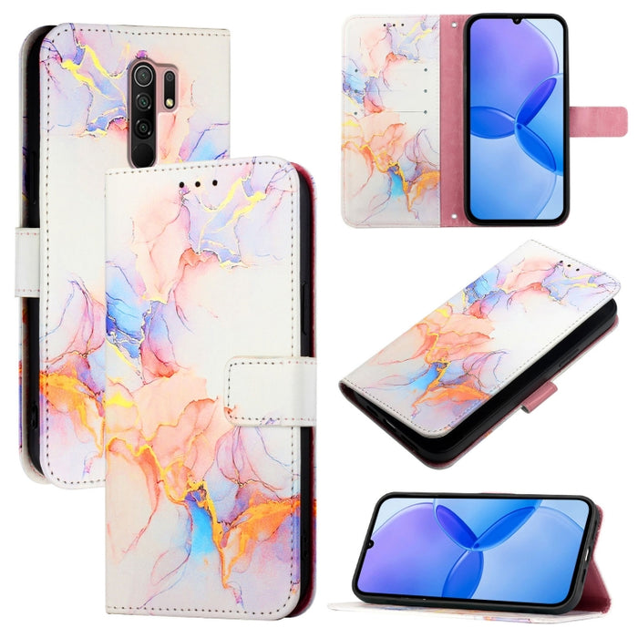 PT003 Funda de teléfono de cuero con tapa y patrón de mármol, For Xiaomi Poco F6, For Xiaomi Poco X6 Neo 5G Global, For Xiaomi 14 Ultra, For Xiaomi 14 Pro, For Xiaomi 14, For Xiaomi Redmi Note 12R / Poco M6 Pro 5G                                       ...