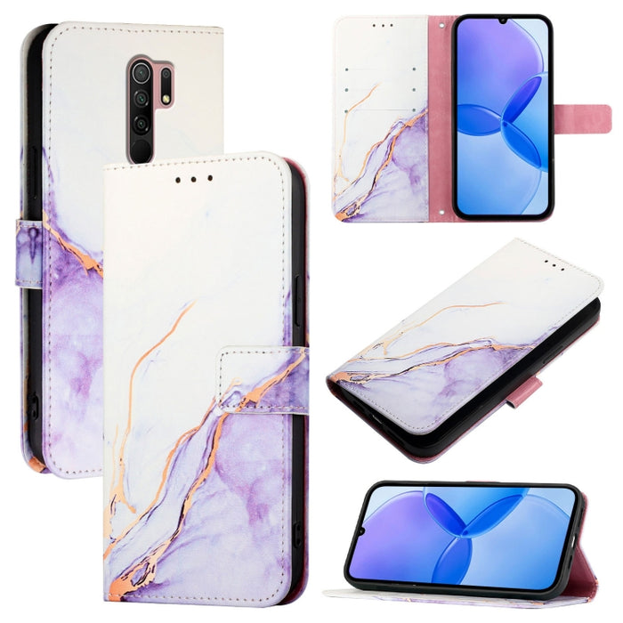 PT003 Funda de teléfono de cuero con tapa y patrón de mármol, For Xiaomi Poco F6, For Xiaomi Poco X6 Neo 5G Global, For Xiaomi 14 Ultra, For Xiaomi 14 Pro, For Xiaomi 14, For Xiaomi Redmi Note 12R / Poco M6 Pro 5G                                       ...