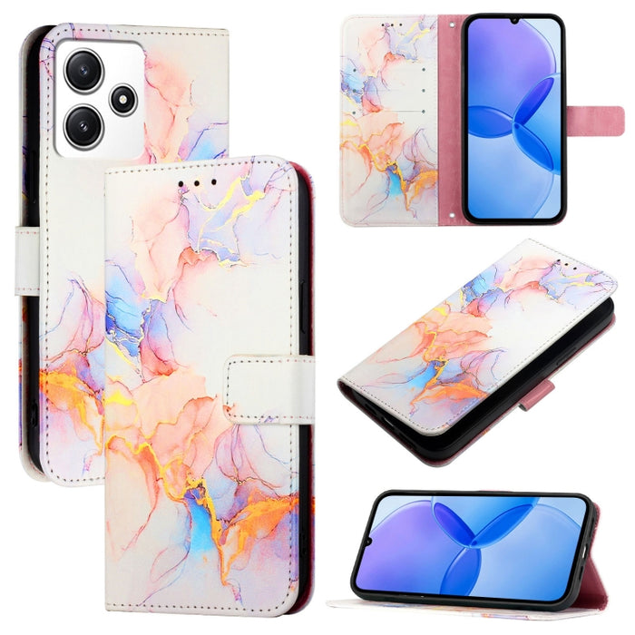 PT003 Funda de teléfono de cuero con tapa y patrón de mármol, For Xiaomi Poco F6, For Xiaomi Poco X6 Neo 5G Global, For Xiaomi 14 Ultra, For Xiaomi 14 Pro, For Xiaomi 14, For Xiaomi Redmi Note 12R / Poco M6 Pro 5G                                       ...