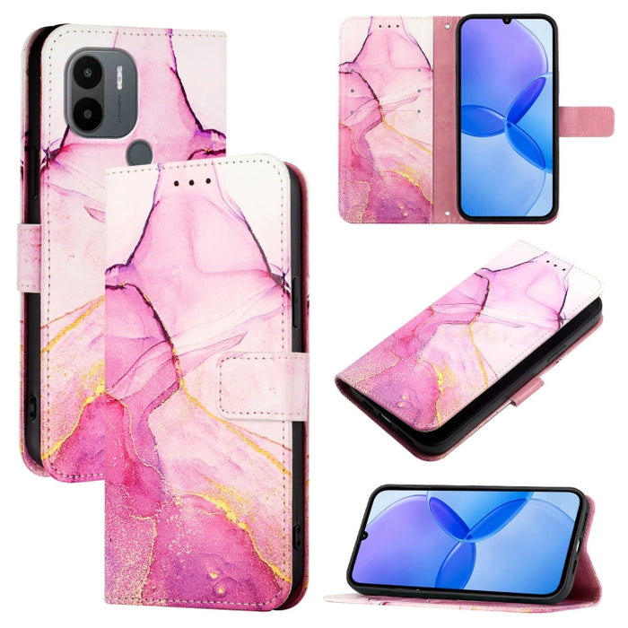 PT003 Funda de teléfono de cuero con tapa y patrón de mármol, For Xiaomi Poco F6, For Xiaomi Poco X6 Neo 5G Global, For Xiaomi 14 Ultra, For Xiaomi 14 Pro, For Xiaomi 14, For Xiaomi Redmi Note 12R / Poco M6 Pro 5G                                       ...