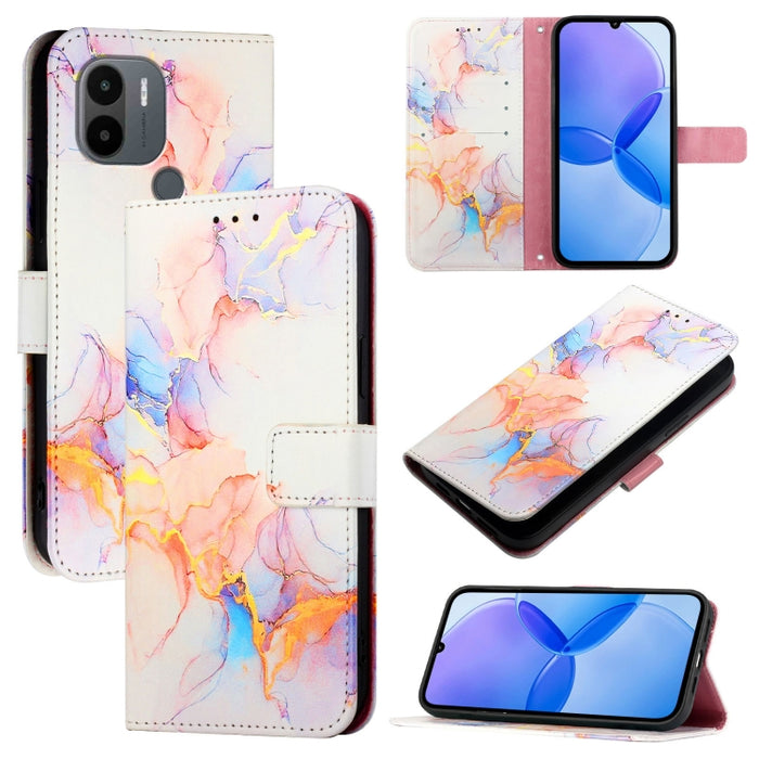 PT003 Funda de teléfono de cuero con tapa y patrón de mármol, For Xiaomi Poco F6, For Xiaomi Poco X6 Neo 5G Global, For Xiaomi 14 Ultra, For Xiaomi 14 Pro, For Xiaomi 14, For Xiaomi Redmi Note 12R / Poco M6 Pro 5G                                       ...