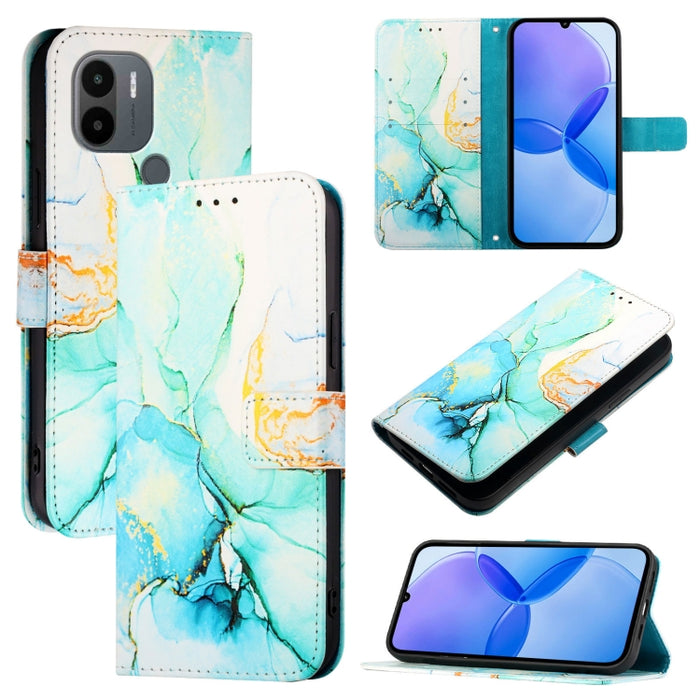 PT003 Funda de teléfono de cuero con tapa y patrón de mármol, For Xiaomi Poco F6, For Xiaomi Poco X6 Neo 5G Global, For Xiaomi 14 Ultra, For Xiaomi 14 Pro, For Xiaomi 14, For Xiaomi Redmi Note 12R / Poco M6 Pro 5G                                       ...