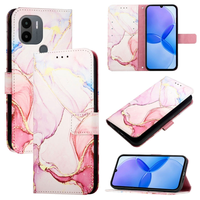PT003 Funda de teléfono de cuero con tapa y patrón de mármol, For Xiaomi Poco F6, For Xiaomi Poco X6 Neo 5G Global, For Xiaomi 14 Ultra, For Xiaomi 14 Pro, For Xiaomi 14, For Xiaomi Redmi Note 12R / Poco M6 Pro 5G                                       ...