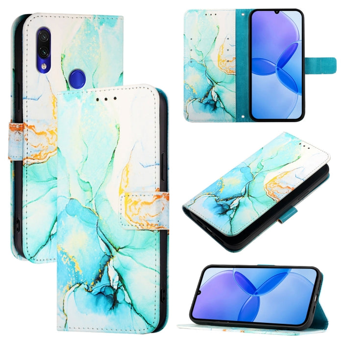 PT003 Funda de teléfono de cuero con tapa y patrón de mármol, For Xiaomi Poco X3 GT, For Xiaomi Mi 11 Ultra, For Xiaomi Mi 11 Pro, For Xiaomi Mi 11, For Xiaomi Redmi 10X 4G, For Xiaomi Redmi Note 9 4G Global, For Xiaomi Mi 10T / 10T Pro 5G / Redmi K30S...