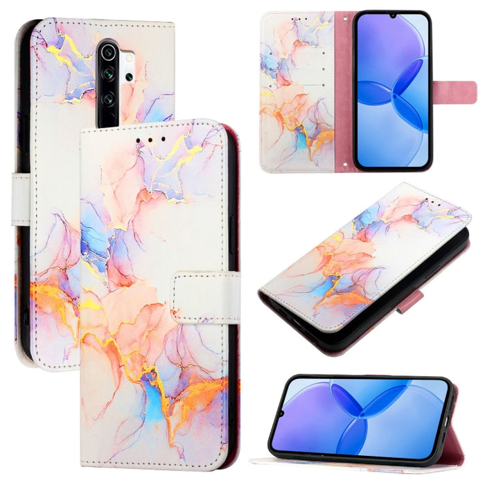 PT003 Funda de teléfono de cuero con tapa y patrón de mármol, For Xiaomi Poco X3 GT, For Xiaomi Mi 11 Ultra, For Xiaomi Mi 11 Pro, For Xiaomi Mi 11, For Xiaomi Redmi 10X 4G, For Xiaomi Redmi Note 9 4G Global, For Xiaomi Mi 10T / 10T Pro 5G / Redmi K30S...