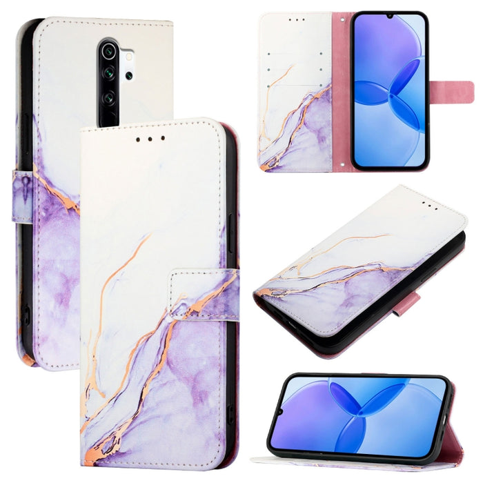 PT003 Funda de teléfono de cuero con tapa y patrón de mármol, For Xiaomi Poco X3 GT, For Xiaomi Mi 11 Ultra, For Xiaomi Mi 11 Pro, For Xiaomi Mi 11, For Xiaomi Redmi 10X 4G, For Xiaomi Redmi Note 9 4G Global, For Xiaomi Mi 10T / 10T Pro 5G / Redmi K30S...