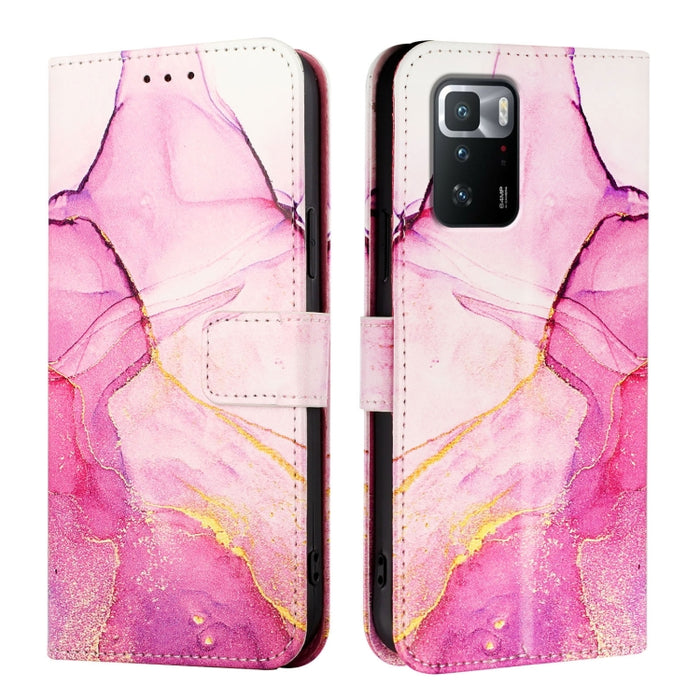 PT003 Funda de teléfono de cuero con tapa y patrón de mármol, For Xiaomi Poco X3 GT, For Xiaomi Mi 11 Ultra, For Xiaomi Mi 11 Pro, For Xiaomi Mi 11, For Xiaomi Redmi 10X 4G, For Xiaomi Redmi Note 9 4G Global, For Xiaomi Mi 10T / 10T Pro 5G / Redmi K30S...