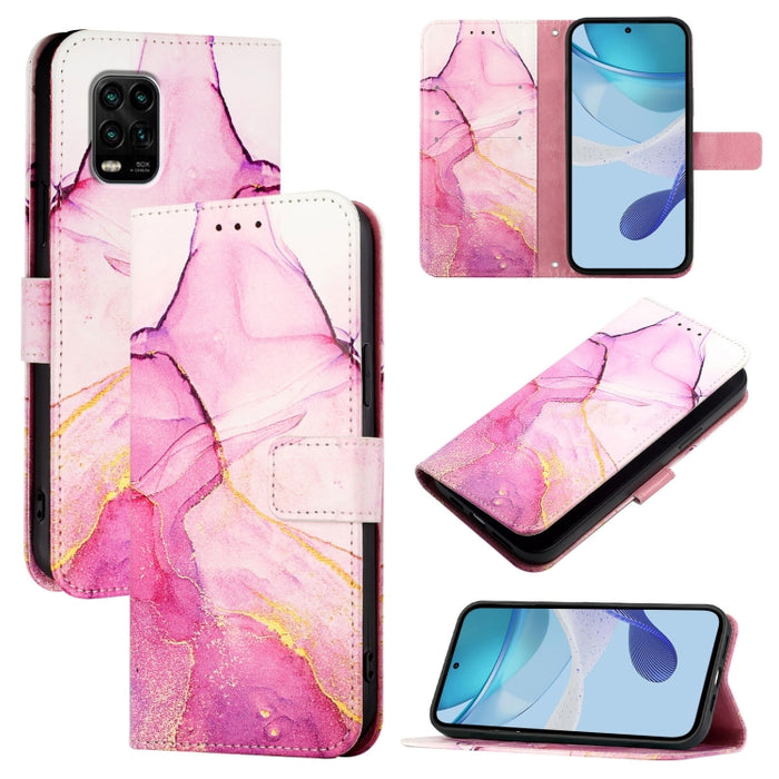 PT003 Funda de teléfono de cuero con tapa y patrón de mármol, For Xiaomi Poco X3 GT, For Xiaomi Mi 11 Ultra, For Xiaomi Mi 11 Pro, For Xiaomi Mi 11, For Xiaomi Redmi 10X 4G, For Xiaomi Redmi Note 9 4G Global, For Xiaomi Mi 10T / 10T Pro 5G / Redmi K30S...