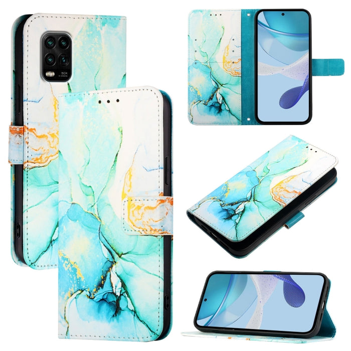 PT003 Funda de teléfono de cuero con tapa y patrón de mármol, For Xiaomi Poco X3 GT, For Xiaomi Mi 11 Ultra, For Xiaomi Mi 11 Pro, For Xiaomi Mi 11, For Xiaomi Redmi 10X 4G, For Xiaomi Redmi Note 9 4G Global, For Xiaomi Mi 10T / 10T Pro 5G / Redmi K30S...