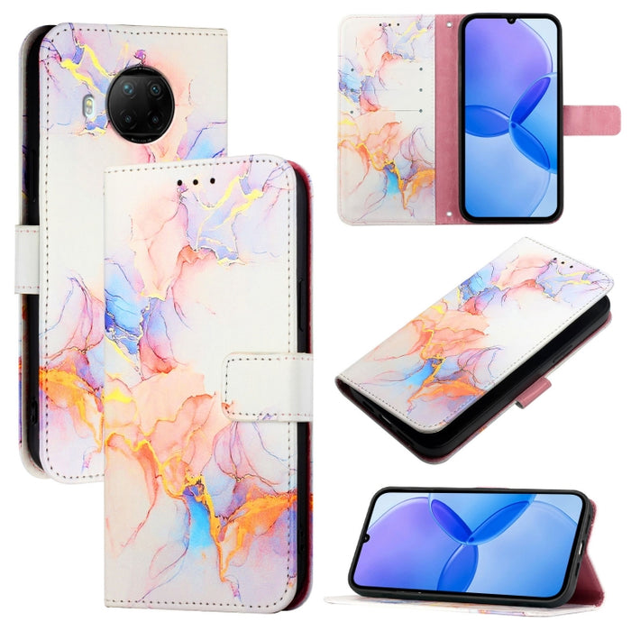 PT003 Funda de teléfono de cuero con tapa y patrón de mármol, For Xiaomi Poco X3 GT, For Xiaomi Mi 11 Ultra, For Xiaomi Mi 11 Pro, For Xiaomi Mi 11, For Xiaomi Redmi 10X 4G, For Xiaomi Redmi Note 9 4G Global, For Xiaomi Mi 10T / 10T Pro 5G / Redmi K30S...