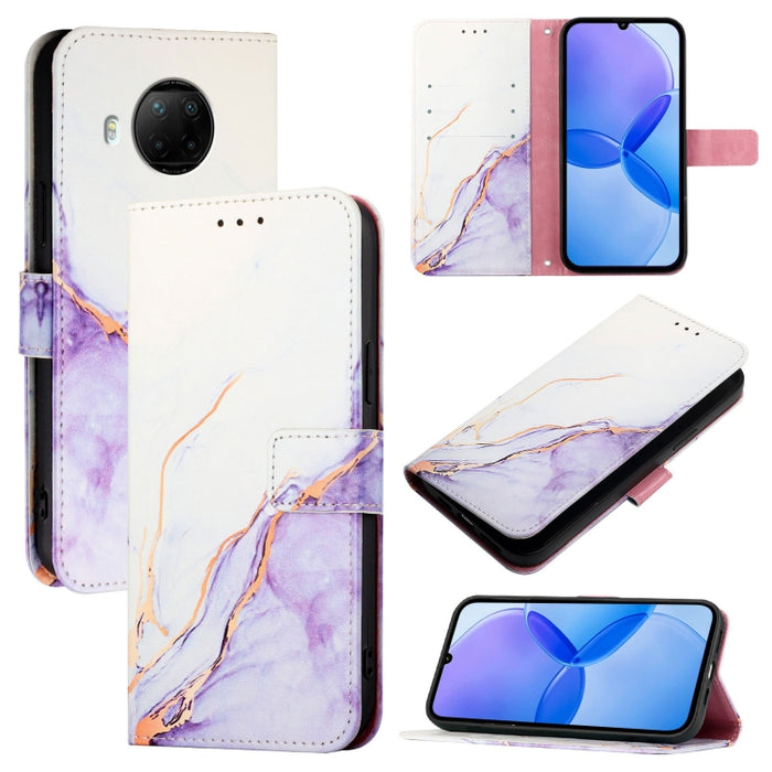 PT003 Funda de teléfono de cuero con tapa y patrón de mármol, For Xiaomi Poco X3 GT, For Xiaomi Mi 11 Ultra, For Xiaomi Mi 11 Pro, For Xiaomi Mi 11, For Xiaomi Redmi 10X 4G, For Xiaomi Redmi Note 9 4G Global, For Xiaomi Mi 10T / 10T Pro 5G / Redmi K30S...