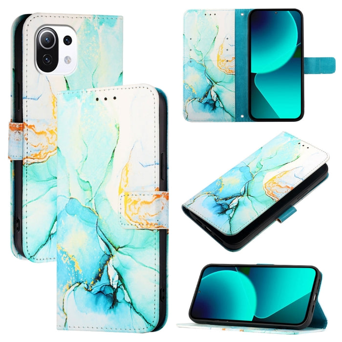 PT003 Funda de teléfono de cuero con tapa y patrón de mármol, For Xiaomi Poco F6, For Xiaomi Poco X6 Neo 5G Global, For Xiaomi 14 Ultra, For Xiaomi 14 Pro, For Xiaomi 14, For Xiaomi Redmi Note 12R / Poco M6 Pro 5G                                       ...
