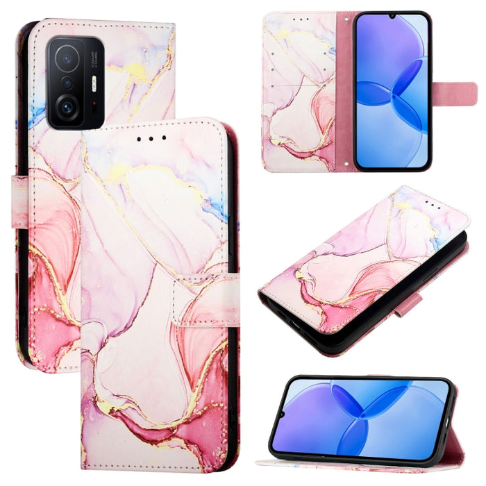 PT003 Funda de teléfono de cuero con tapa y patrón de mármol, For Xiaomi Poco F6, For Xiaomi Poco X6 Neo 5G Global, For Xiaomi 14 Ultra, For Xiaomi 14 Pro, For Xiaomi 14, For Xiaomi Redmi Note 12R / Poco M6 Pro 5G                                       ...