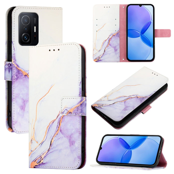 PT003 Funda de teléfono de cuero con tapa y patrón de mármol, For Xiaomi Poco F6, For Xiaomi Poco X6 Neo 5G Global, For Xiaomi 14 Ultra, For Xiaomi 14 Pro, For Xiaomi 14, For Xiaomi Redmi Note 12R / Poco M6 Pro 5G                                       ...