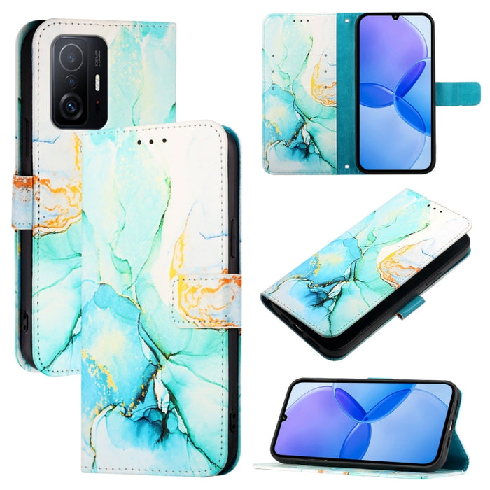 PT003 Funda de teléfono de cuero con tapa y patrón de mármol, For Xiaomi Poco F6, For Xiaomi Poco X6 Neo 5G Global, For Xiaomi 14 Ultra, For Xiaomi 14 Pro, For Xiaomi 14, For Xiaomi Redmi Note 12R / Poco M6 Pro 5G                                       ...