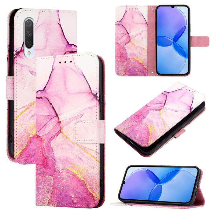 PT003 Funda de teléfono de cuero con tapa y patrón de mármol, For Xiaomi Poco X3 GT, For Xiaomi Mi 11 Ultra, For Xiaomi Mi 11 Pro, For Xiaomi Mi 11, For Xiaomi Redmi 10X 4G, For Xiaomi Redmi Note 9 4G Global, For Xiaomi Mi 10T / 10T Pro 5G / Redmi K30S...