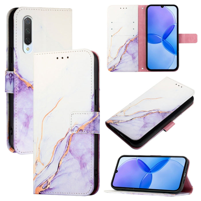 PT003 Funda de teléfono de cuero con tapa y patrón de mármol, For Xiaomi Poco X3 GT, For Xiaomi Mi 11 Ultra, For Xiaomi Mi 11 Pro, For Xiaomi Mi 11, For Xiaomi Redmi 10X 4G, For Xiaomi Redmi Note 9 4G Global, For Xiaomi Mi 10T / 10T Pro 5G / Redmi K30S...