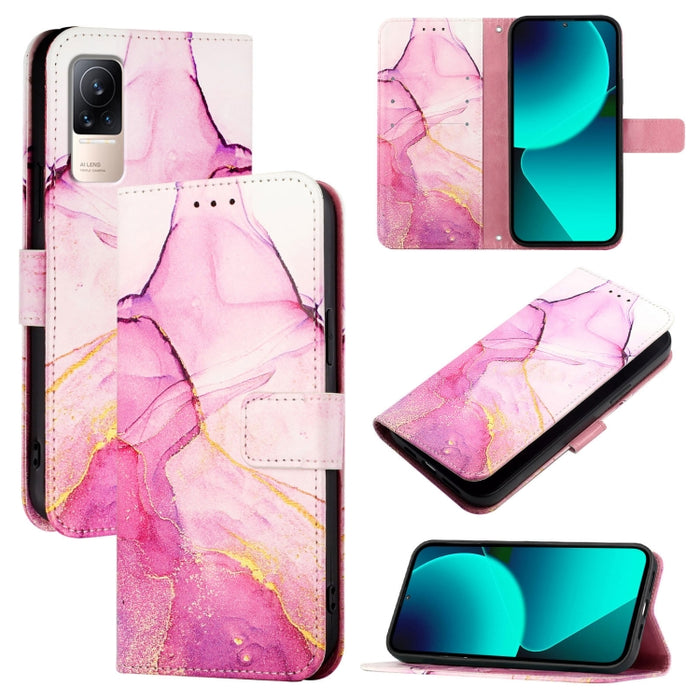 PT003 Funda de teléfono de cuero con tapa y patrón de mármol, For Xiaomi Poco F6, For Xiaomi Poco X6 Neo 5G Global, For Xiaomi 14 Ultra, For Xiaomi 14 Pro, For Xiaomi 14, For Xiaomi Redmi Note 12R / Poco M6 Pro 5G                                       ...