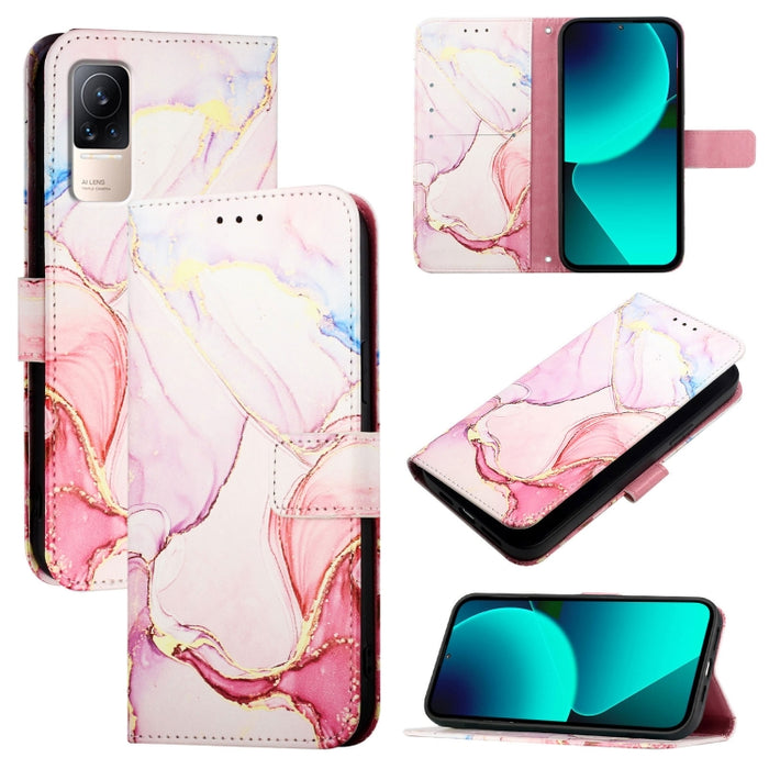 PT003 Funda de teléfono de cuero con tapa y patrón de mármol, For Xiaomi Poco F6, For Xiaomi Poco X6 Neo 5G Global, For Xiaomi 14 Ultra, For Xiaomi 14 Pro, For Xiaomi 14, For Xiaomi Redmi Note 12R / Poco M6 Pro 5G                                       ...