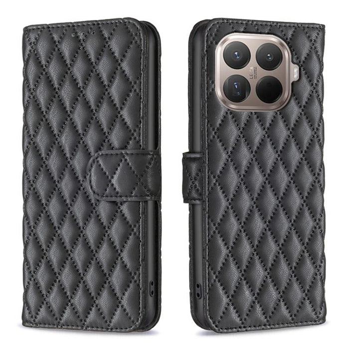 Caja del teléfono del cuero del tirón de la cartera del enrejado del diamante, For Xiaomi 17T Pro 5G, For Xiaomi 17T 5G, For Xiaomi 15T Pro 5G, For Xiaomi 15T 5G, For Xiaomi Poco M6 4G / Redmi 13 4G