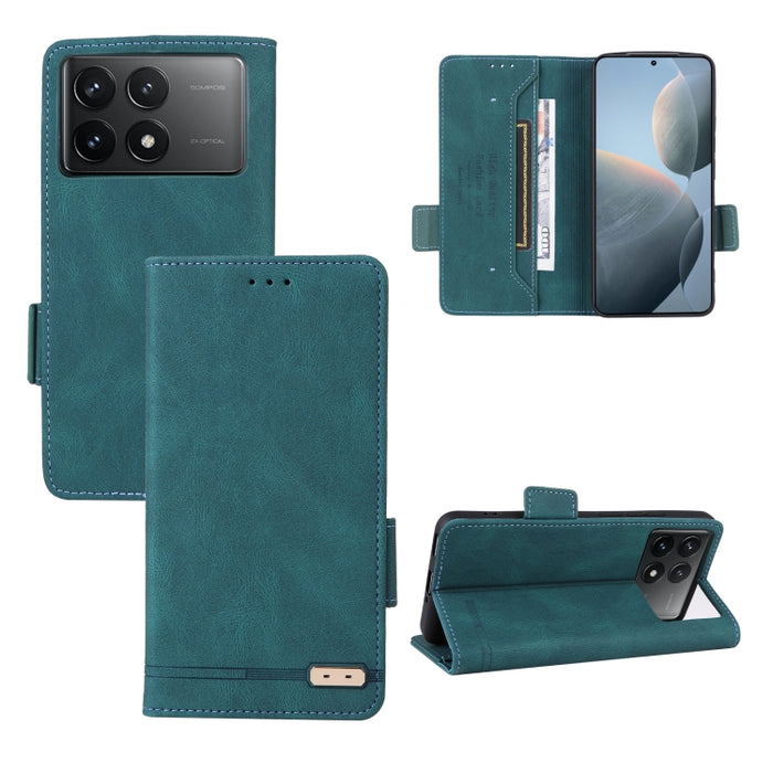 Funda de teléfono de cuero con cierre magnético, For Redmi Turbo 5 Max / Poco X8 Pro Max 5G, For Redmi Note 15 Pro+ 5G 163.3mm / Poco M8 Pro 5G, For Redmi Note 15 5G / 4G 164mm / Poco M8 5G, For Redmi K90 Pro Max 5G / Poco F8 Ultra                     ...