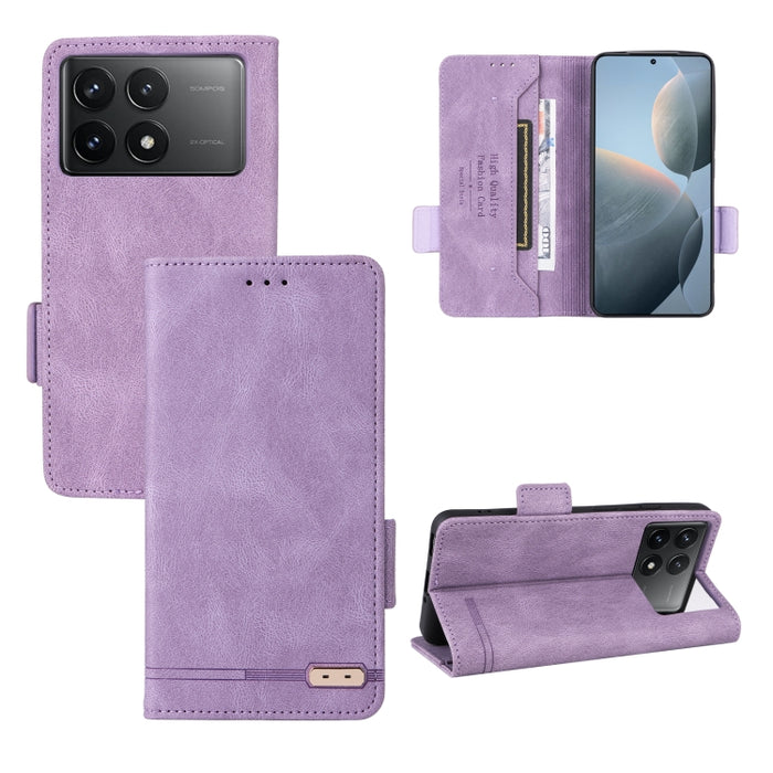 Funda de teléfono de cuero con cierre magnético, For Redmi Turbo 5 Max / Poco X8 Pro Max 5G, For Redmi Note 15 Pro+ 5G 163.3mm / Poco M8 Pro 5G, For Redmi Note 15 5G / 4G 164mm / Poco M8 5G, For Redmi K90 Pro Max 5G / Poco F8 Ultra                     ...