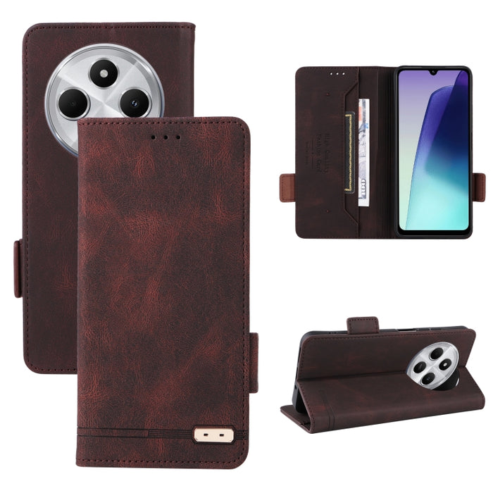 Funda de teléfono de cuero con cierre magnético, For Redmi Turbo 5 Max / Poco X8 Pro Max 5G, For Redmi Note 15 Pro+ 5G 163.3mm / Poco M8 Pro 5G, For Redmi Note 15 5G / 4G 164mm / Poco M8 5G, For Redmi K90 Pro Max 5G / Poco F8 Ultra                     ...