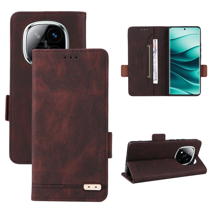 Funda de teléfono de cuero con cierre magnético, For Redmi Turbo 5 Max / Poco X8 Pro Max 5G, For Redmi Note 15 Pro+ 5G 163.3mm / Poco M8 Pro 5G, For Redmi Note 15 5G / 4G 164mm / Poco M8 5G, For Redmi K90 Pro Max 5G / Poco F8 Ultra                     ...