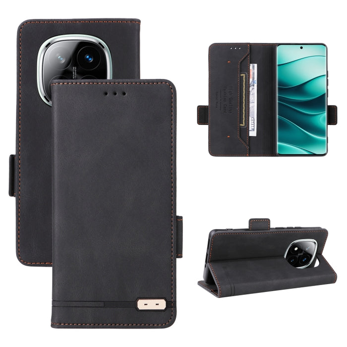 Funda de teléfono de cuero con cierre magnético, For Redmi Turbo 5 Max / Poco X8 Pro Max 5G, For Redmi Note 15 Pro+ 5G 163.3mm / Poco M8 Pro 5G, For Redmi Note 15 5G / 4G 164mm / Poco M8 5G, For Redmi K90 Pro Max 5G / Poco F8 Ultra                     ...