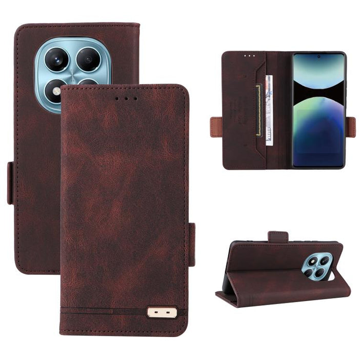 Funda de teléfono de cuero con cierre magnético, For Redmi Turbo 5 Max / Poco X8 Pro Max 5G, For Redmi Note 15 Pro+ 5G 163.3mm / Poco M8 Pro 5G, For Redmi Note 15 5G / 4G 164mm / Poco M8 5G, For Redmi K90 Pro Max 5G / Poco F8 Ultra                     ...