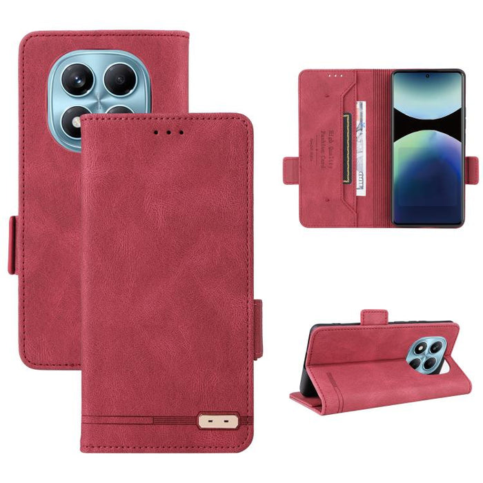 Funda de teléfono de cuero con cierre magnético, For Redmi Turbo 5 Max / Poco X8 Pro Max 5G, For Redmi Note 15 Pro+ 5G 163.3mm / Poco M8 Pro 5G, For Redmi Note 15 5G / 4G 164mm / Poco M8 5G, For Redmi K90 Pro Max 5G / Poco F8 Ultra                     ...