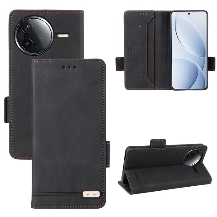 Funda de teléfono de cuero con cierre magnético, For Redmi Turbo 5 Max / Poco X8 Pro Max 5G, For Redmi Note 15 Pro+ 5G 163.3mm / Poco M8 Pro 5G, For Redmi Note 15 5G / 4G 164mm / Poco M8 5G, For Redmi K90 Pro Max 5G / Poco F8 Ultra                     ...