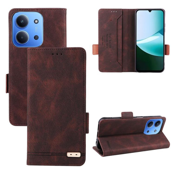 Funda de teléfono de cuero con cierre magnético, For Redmi Turbo 5 Max / Poco X8 Pro Max 5G, For Redmi Note 15 Pro+ 5G 163.3mm / Poco M8 Pro 5G, For Redmi Note 15 5G / 4G 164mm / Poco M8 5G, For Redmi K90 Pro Max 5G / Poco F8 Ultra                     ...