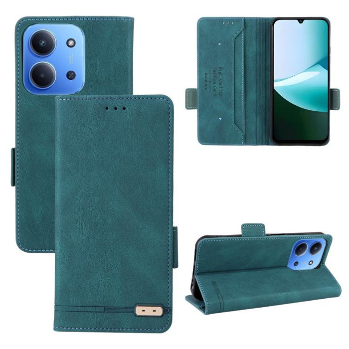 Funda de teléfono de cuero con cierre magnético, For Redmi Turbo 5 Max / Poco X8 Pro Max 5G, For Redmi Note 15 Pro+ 5G 163.3mm / Poco M8 Pro 5G, For Redmi Note 15 5G / 4G 164mm / Poco M8 5G, For Redmi K90 Pro Max 5G / Poco F8 Ultra                     ...