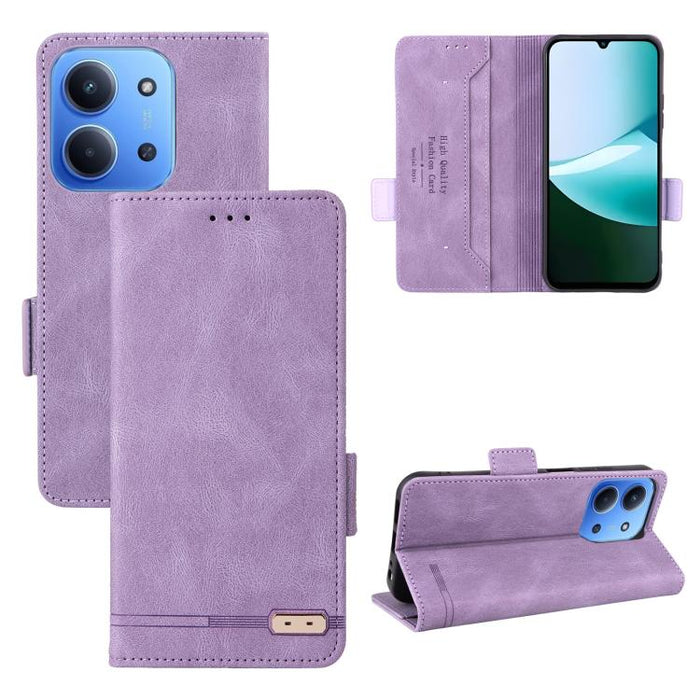 Funda de teléfono de cuero con cierre magnético, For Redmi Turbo 5 Max / Poco X8 Pro Max 5G, For Redmi Note 15 Pro+ 5G 163.3mm / Poco M8 Pro 5G, For Redmi Note 15 5G / 4G 164mm / Poco M8 5G, For Redmi K90 Pro Max 5G / Poco F8 Ultra                     ...