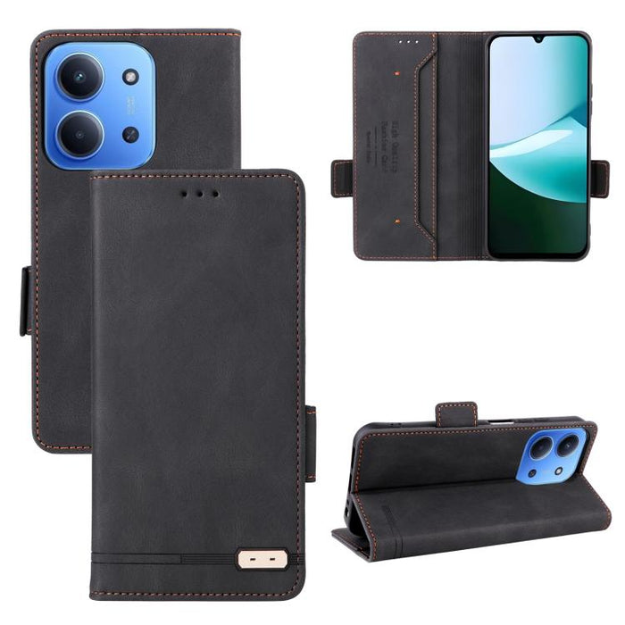 Funda de teléfono de cuero con cierre magnético, For Redmi Turbo 5 Max / Poco X8 Pro Max 5G, For Redmi Note 15 Pro+ 5G 163.3mm / Poco M8 Pro 5G, For Redmi Note 15 5G / 4G 164mm / Poco M8 5G, For Redmi K90 Pro Max 5G / Poco F8 Ultra                     ...