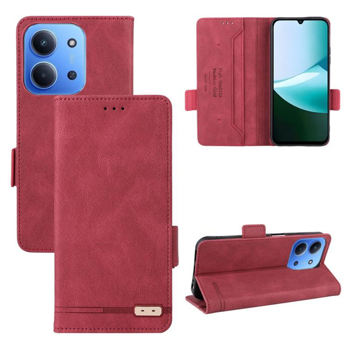 Funda de teléfono de cuero con cierre magnético, For Redmi Turbo 5 Max / Poco X8 Pro Max 5G, For Redmi Note 15 Pro+ 5G 163.3mm / Poco M8 Pro 5G, For Redmi Note 15 5G / 4G 164mm / Poco M8 5G, For Redmi K90 Pro Max 5G / Poco F8 Ultra                     ...
