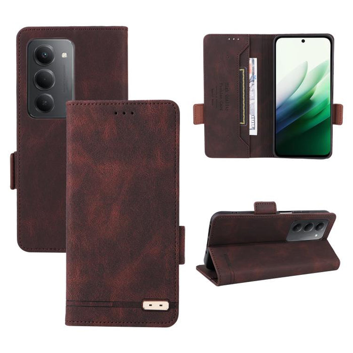Funda de teléfono de cuero con cierre magnético, For Redmi Turbo 5 Max / Poco X8 Pro Max 5G, For Redmi Note 15 Pro+ 5G 163.3mm / Poco M8 Pro 5G, For Redmi Note 15 5G / 4G 164mm / Poco M8 5G, For Redmi K90 Pro Max 5G / Poco F8 Ultra                     ...