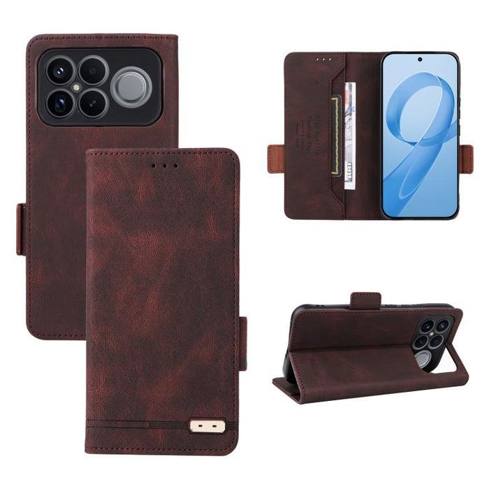 Funda de teléfono de cuero con cierre magnético, For Redmi Turbo 5 Max / Poco X8 Pro Max 5G, For Redmi Note 15 Pro+ 5G 163.3mm / Poco M8 Pro 5G, For Redmi Note 15 5G / 4G 164mm / Poco M8 5G, For Redmi K90 Pro Max 5G / Poco F8 Ultra                     ...