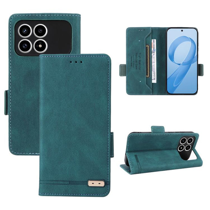 Funda de teléfono de cuero con cierre magnético, For Redmi Turbo 5 Max / Poco X8 Pro Max 5G, For Redmi Note 15 Pro+ 5G 163.3mm / Poco M8 Pro 5G, For Redmi Note 15 5G / 4G 164mm / Poco M8 5G, For Redmi K90 Pro Max 5G / Poco F8 Ultra                     ...