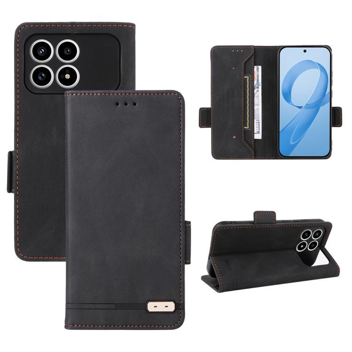 Funda de teléfono de cuero con cierre magnético, For Redmi Turbo 5 Max / Poco X8 Pro Max 5G, For Redmi Note 15 Pro+ 5G 163.3mm / Poco M8 Pro 5G, For Redmi Note 15 5G / 4G 164mm / Poco M8 5G, For Redmi K90 Pro Max 5G / Poco F8 Ultra                     ...