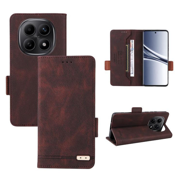 Funda de teléfono de cuero con cierre magnético, For Redmi Turbo 5 Max / Poco X8 Pro Max 5G, For Redmi Note 15 Pro+ 5G 163.3mm / Poco M8 Pro 5G, For Redmi Note 15 5G / 4G 164mm / Poco M8 5G, For Redmi K90 Pro Max 5G / Poco F8 Ultra                     ...